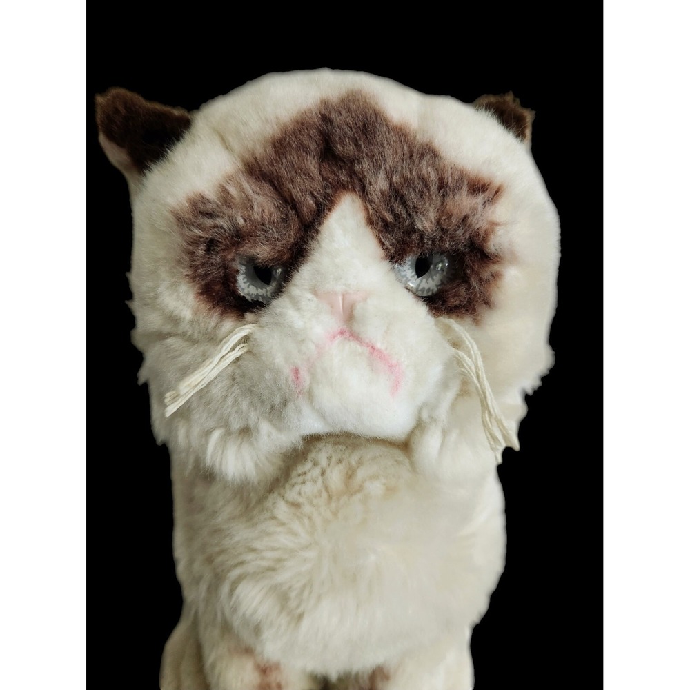 Gund Grumpy Cat Plush Stuffed Animal Toy Blue Eyes 9" Celebrity Kitty Meme